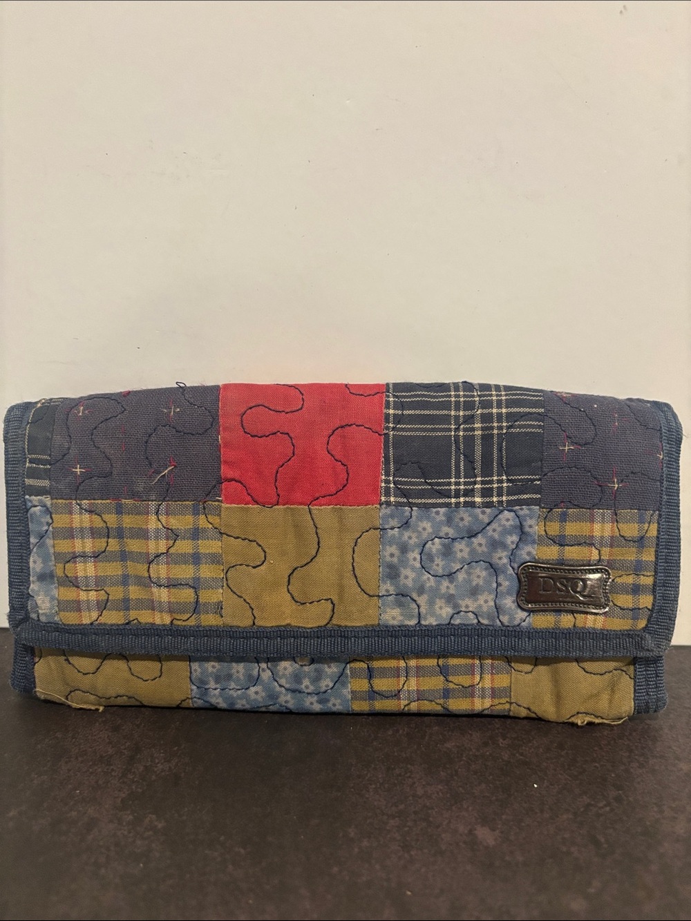 Donna Sharp DSQ Quilted Patchwork Checkbook Wallet